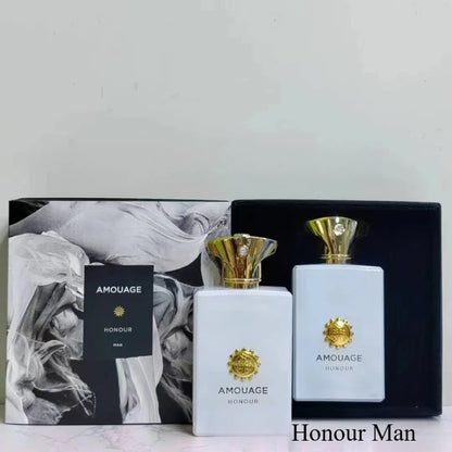 Men’s Perfume Set 100ml – Oriental Woody Spicy Leather Eau De Parfum with Amber, Oud, Patchouli, Musk, and Sandalwood Notes