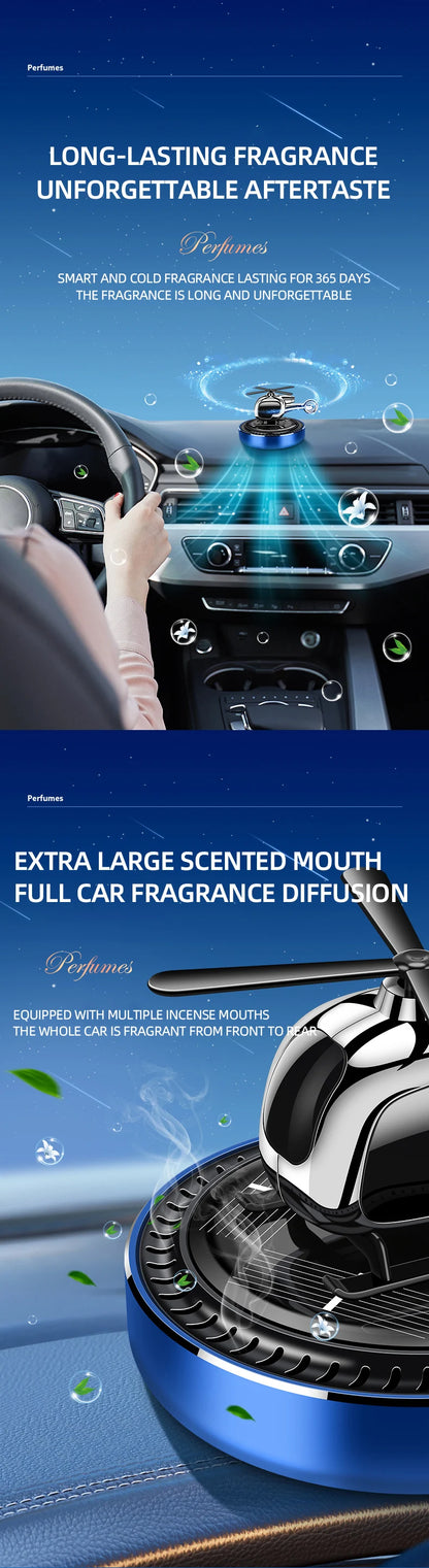 Car Aromatherapy Air Freshener Car Fragrance Perfume Fresh Vent Air Aromatherapy Interior Cars Auto Accessories Solar Plane