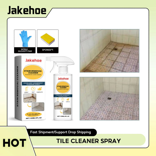 Shower Cleaner Spray Floor Dirt Stain Removal Household Bathroom Tile Cleaner Ceramic Floor Polishing Bathroom Cleaning Liquid