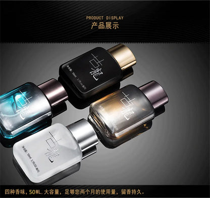 50ml Men Perfume Pheromones Gentleman Perfume Natural Fresh Long-lasting Fragrance Charming Cologne Perfume Couple Date Gift