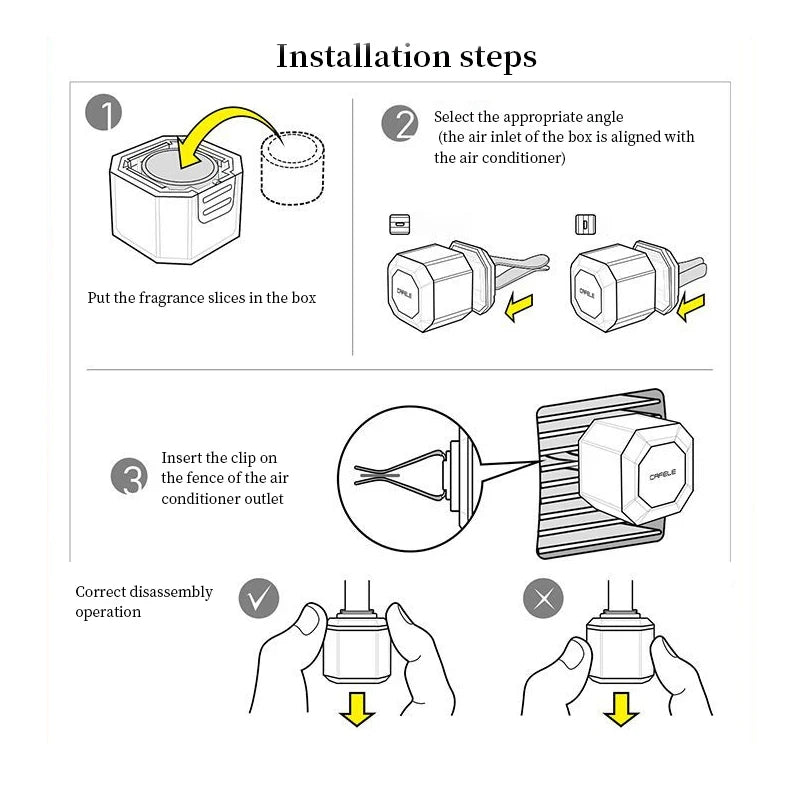 Car Air Fresheners Car Fragrance For Car Interior Air Vents Aromatherapy Auto Flavoring Keep Charming And Fresh Good Gift