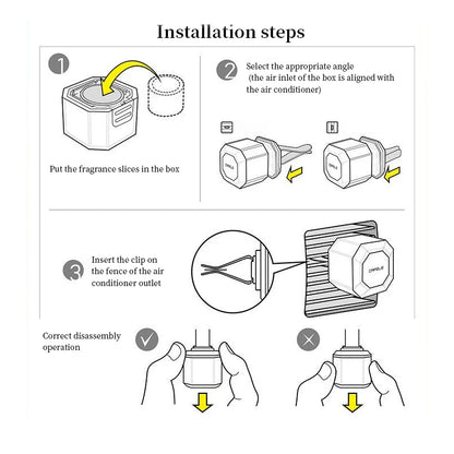 Car Air Fresheners Car Fragrance For Car Interior Air Vents Aromatherapy Auto Flavoring Keep Charming And Fresh Good Gift