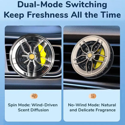 Car Fragrance Air Freshener Creative Stylish Rotating Propeller Fragrance Diffuser Decorative Car Accessories