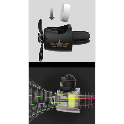 1Pc Car Air Freshener Aromatherapy Rotating Propeller Air Outlet Fragrance Flavor Bear Car Accessories