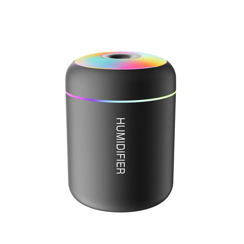 HOMFISHMini Air Humidifier Usb Aroma Diffuser Essential Oil Purifier Cool Mist Sprayer Car Home BedroomLED Desktop humidificador