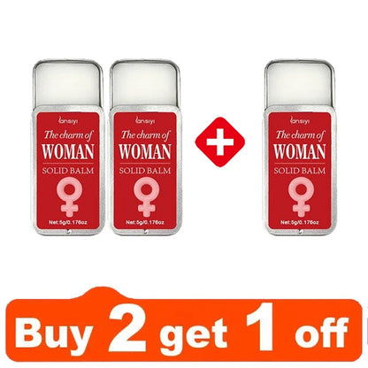Women Men Body Heterosexual Hormones Perfume Solid Balm Long-lasting Scent Portable Solid Perfume Cologne Fragrance