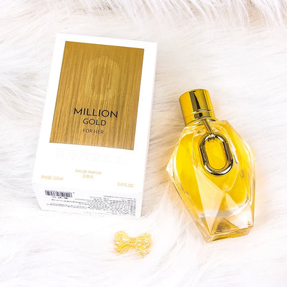 Million Gold For Her Women Perfume Edp Long Lasting Oriental Rose & Patchouli Luxury Oud Woody Notes Blossom Pheromone Fragrance