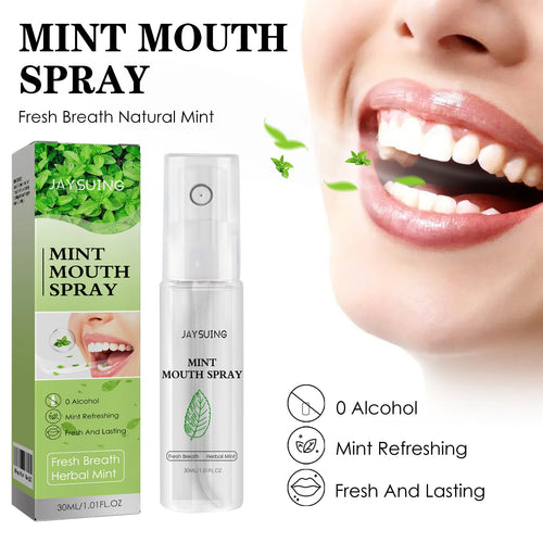Mouth Freshener Spray Oral Spray Remove Bad Breath Long Lasting Mint Portable Breath Freshener Refreshing Oral Care Products