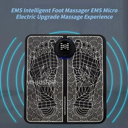 Foot Massage Mat Massager Feet Ems Calf Electric Tool Device Blood Circulation Spa Exerciser Insoles Myostimulator Machine Detox