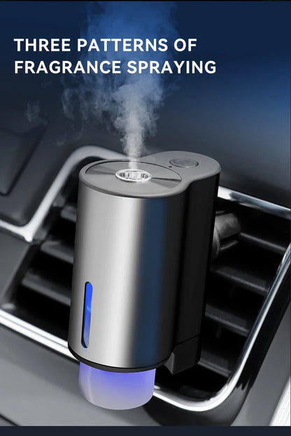 CAR Humidifier Essential Oil Diffuser Smart Car Air Aromatherapy Diffuser, Fragrance Car Air fresheners with Three Adjustable