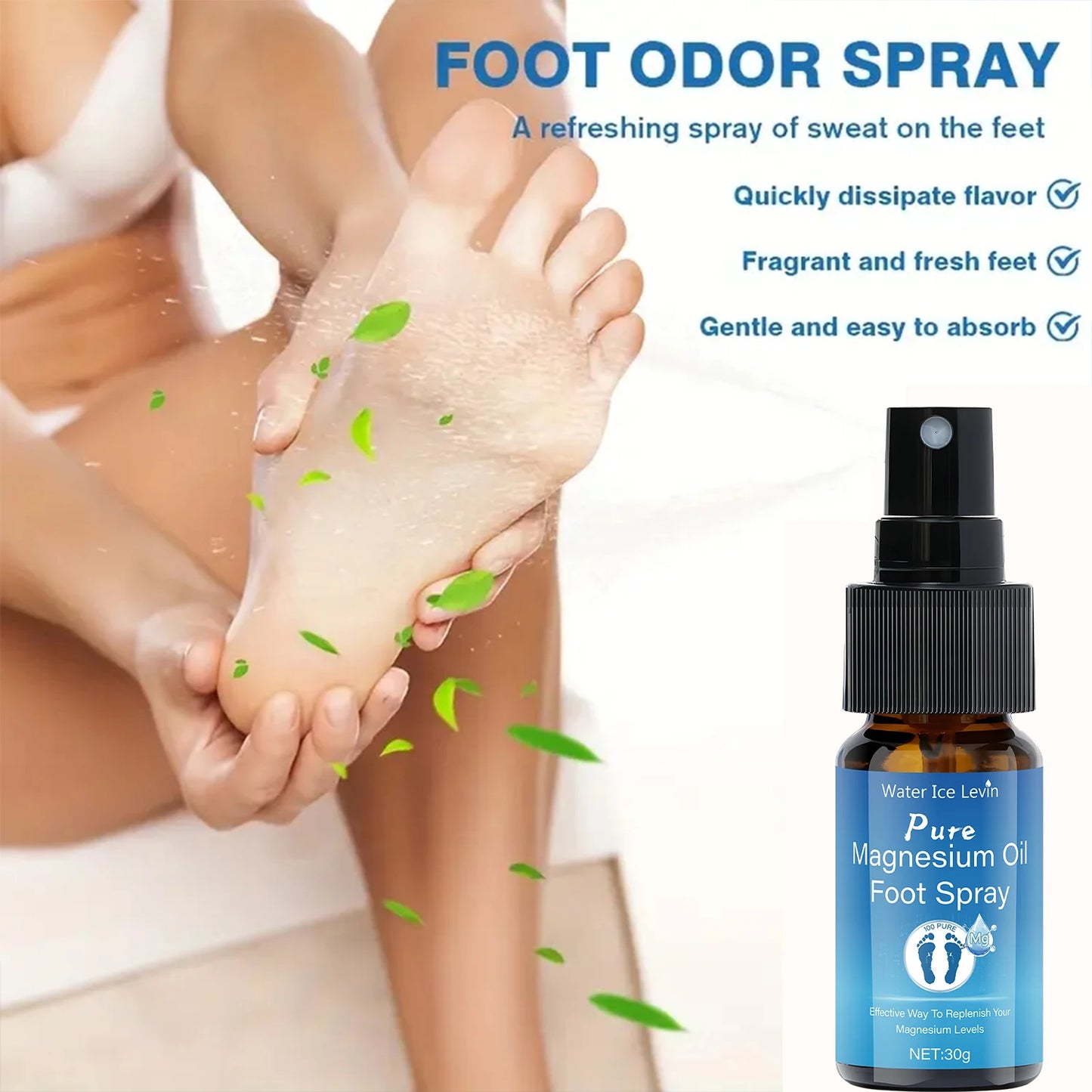 Winter Magnesium Oil Foot Spray - Boost Magnesium & Soothe Tired Feet Fast