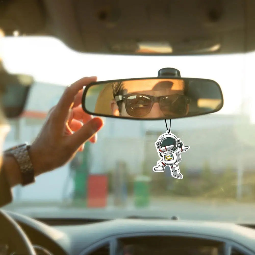 Car Fragrance Hanging Cute Car Air Freshener Funny Astronaut Aromatherapy Charm  Car Interior Deodorant Pendant Accessories