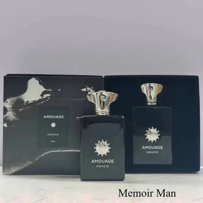 Men’s Perfume Set 100ml – Oriental Woody Spicy Leather Eau De Parfum with Amber, Oud, Patchouli, Musk, and Sandalwood Notes