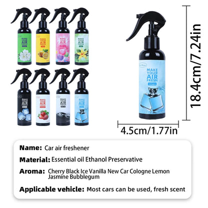 150ml strawberry-Scented Hand-Sprayed Air Freshener – Car Spray, Home Air Purifying & Deodorizing Fragrance