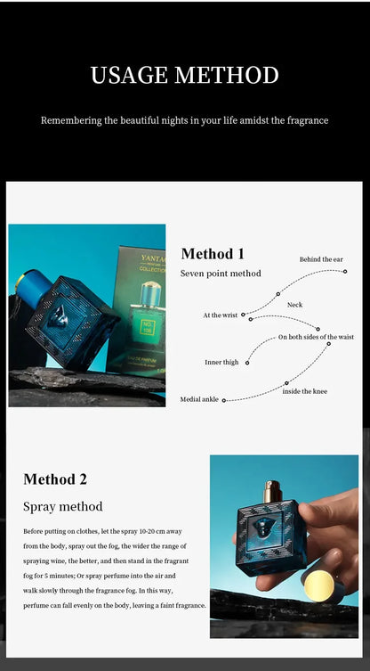 30ML Brand Men Perfume – Charming Man Cologne with Lasting Fragrance to Attract Women | Perfumes Hombres Originales