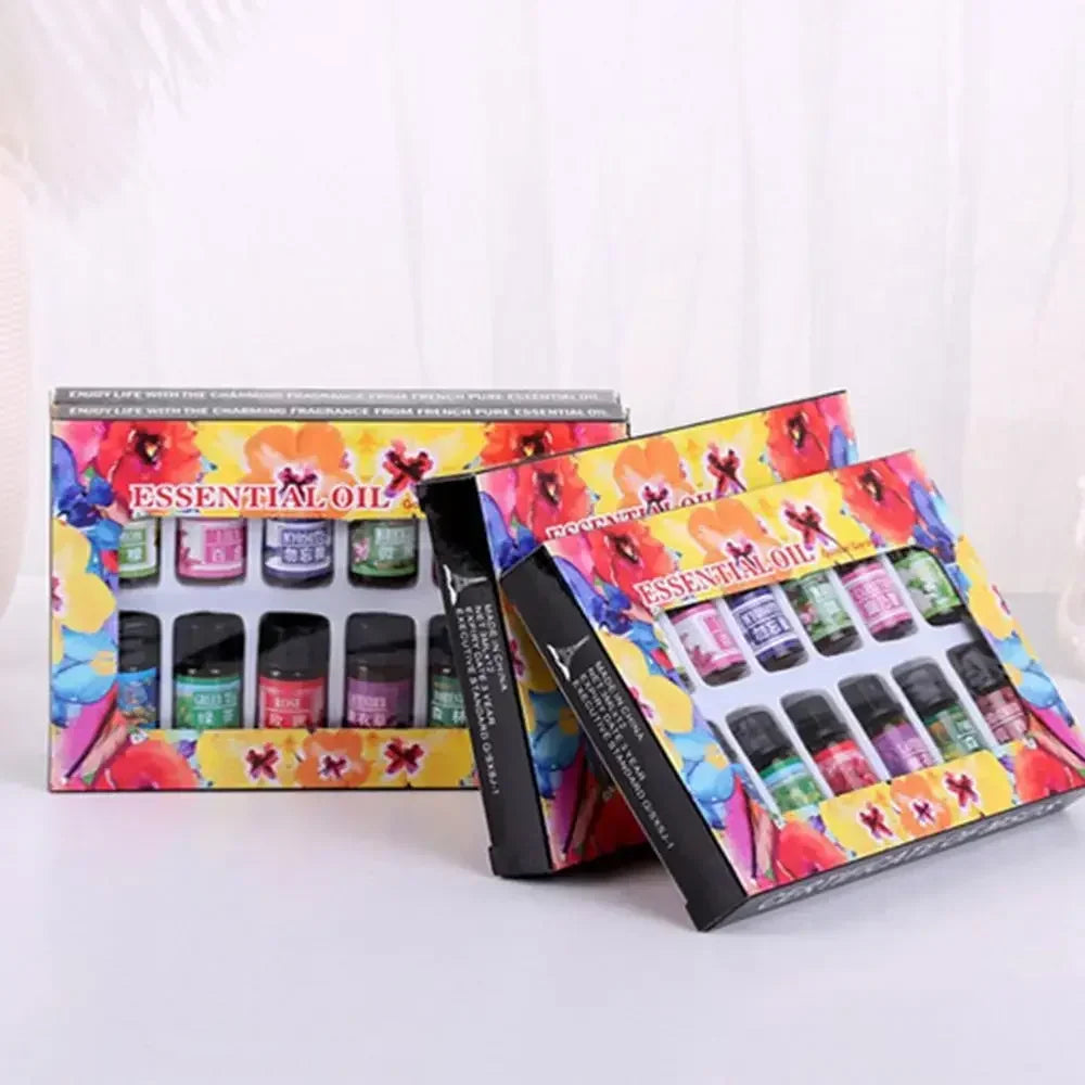 12PCS 3ML Air Freshener Natural Plant Aromatherapy Essential Oil Air Conditioning Perfume Aroma Diffuser Fragrance Humidifier