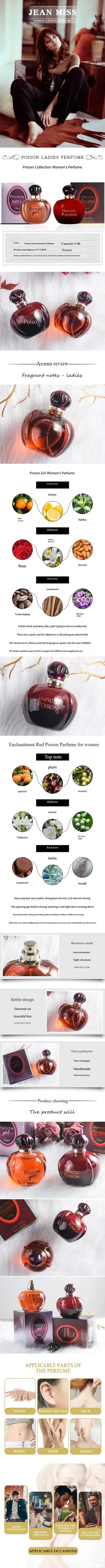 Lasting Fragrances High Quality Gift 100ml Women Perfume Series Perfume Floral Fruity Scent  Deodorant Pheromones Attract