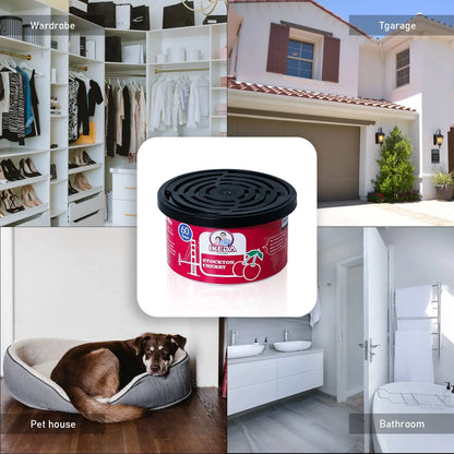 Car Air Fresheners:  Lemon Scent | Organic Cans | Odor Eliminator Essential | Long-Lasting | Strong Fragrance | For Home Closet