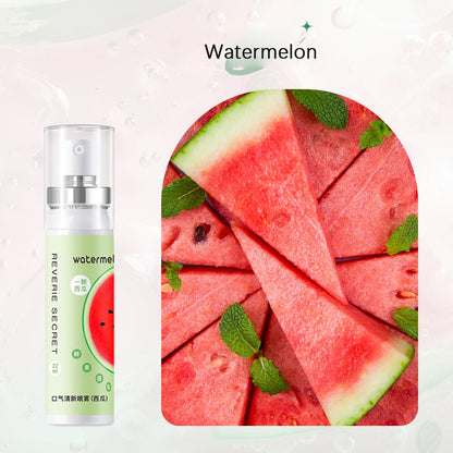 Fruit flavor oral fresh spray, fresh breath, lasting fragrance, mild and non irritating, mouthwash care spray