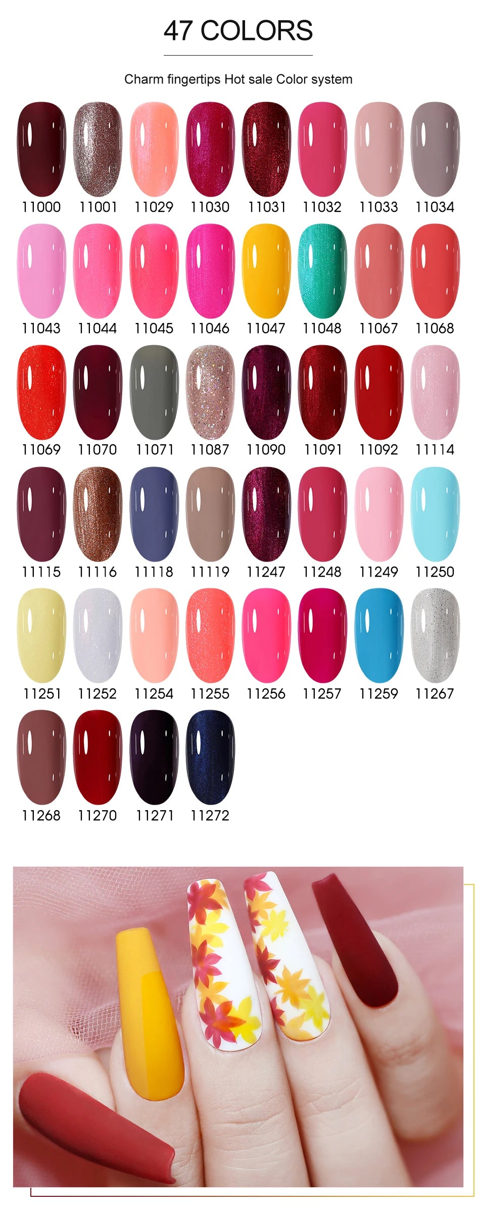 NAILCO 2025 Winter 15ML Gel Nail Polish Nails Semi-permanent UV Varnish High Quality Glass Bottle Nail Art Polish For Manicure