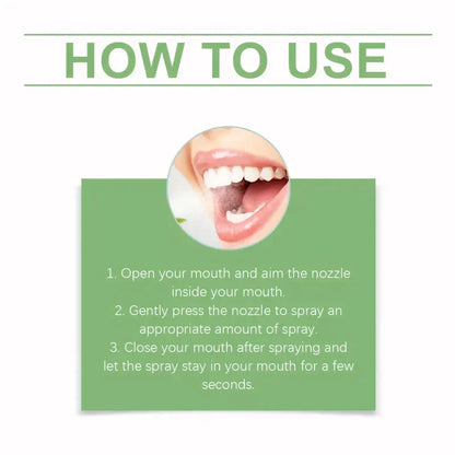 Fruit flavor oral fresh spray, fresh breath, lasting fragrance, mild and non irritating, mouthwash care spray