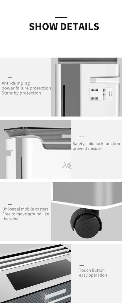 Advanced Air Purification System for home for school High-Power Air Purifier HEPA