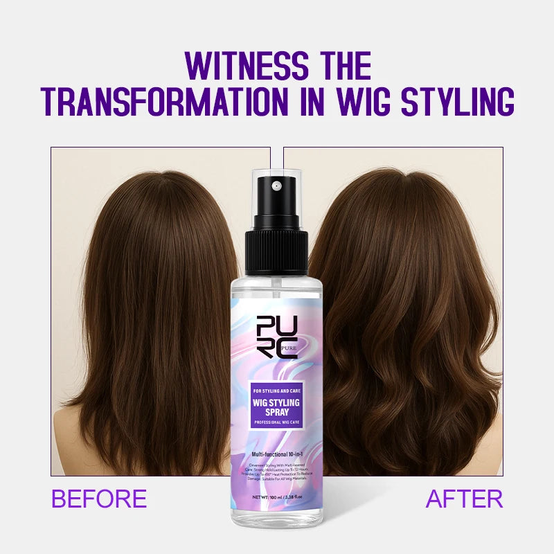 PURC Hair Styling Spray Long-lasting Hold Adds Texture Volume Anti-Breakage Smoothing Hair Shaping Care for Men Women