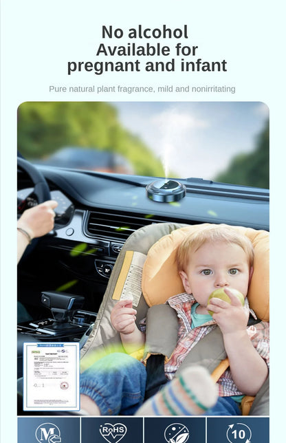Car Air Freshener Air Purifier Smart Aroma Diffuser for Vehicle Essential Oils Diffuser Office Room Car Smell Distributor