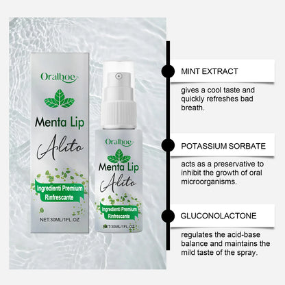 Mint Mouth Freshener Spray Oral Spray Remove Bad Breath Long Lasting Freshens Breath Refreshing Oral Care Products 30ml