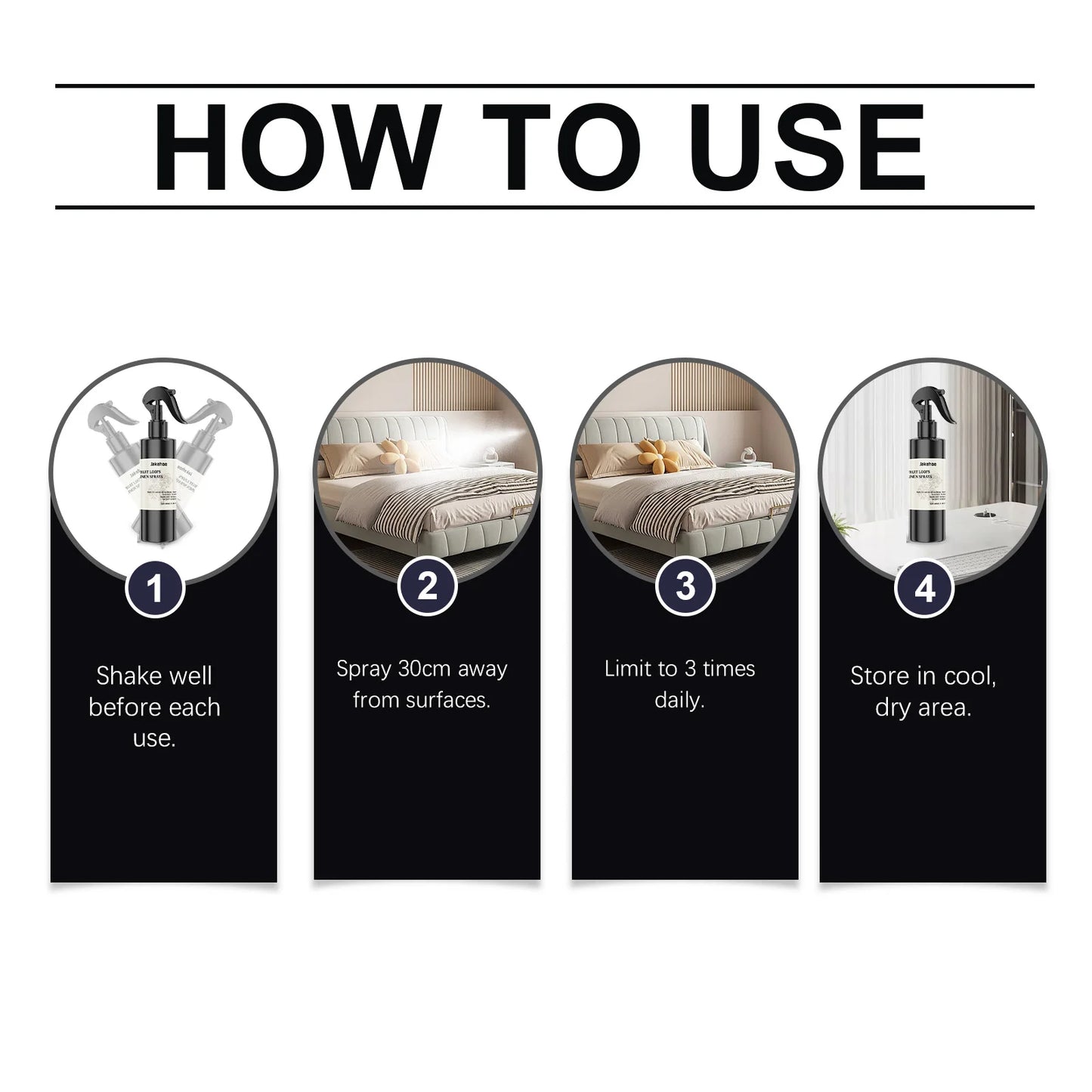 100ml Household Fragrance Spray Light and quick-drying, fresh air, neutral fragrance, suitable for fabric deodorization