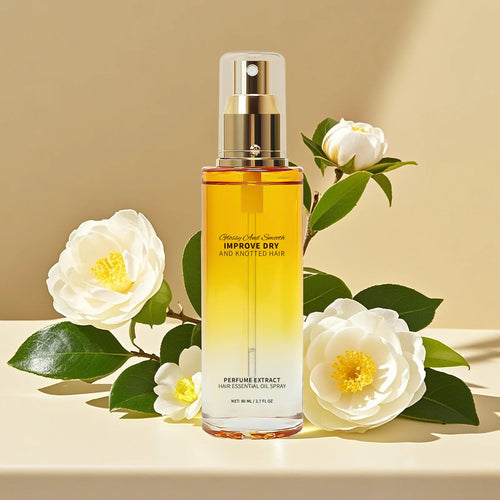 Hair Perfume Essential Oil Spray 80ml Glossy & Smooth Fix Dry &Knotted Hair Frizz Control Heat Protection Prevent Split Ends Oil