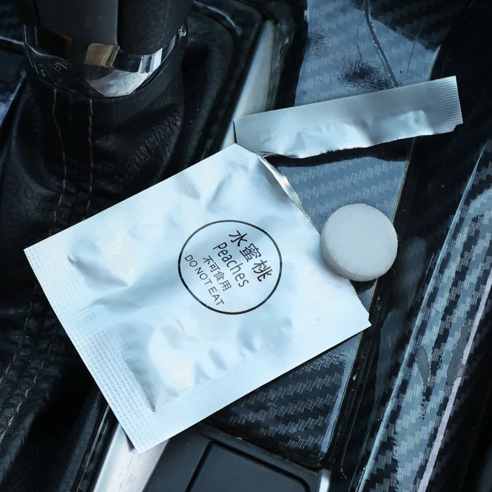 Air Freshener Tablets Refill Solid Perfume Aromatherapy Tablets Car Air Vent Fragrances Flavor Diffuser Car Interior Accessories