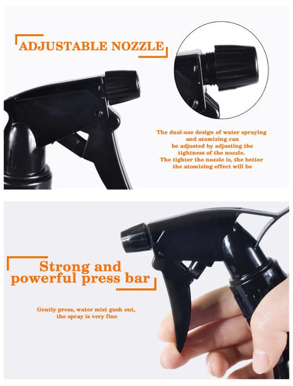 250ML Hairdressing Spray Bottle Salon Barber Hair Tools Water Sprayer Transparent Make-up Style Portable Plastic Spray Bottles