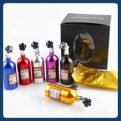 Car Air Freshener NOS Nitrogen Bottle Air Vent Aromatherapy Auto Aroma Outle Perfume Flavoring Fragrances Accessories