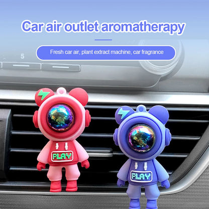 Car Air Outlet Perfume Clip Cartoon Astronaut Air Freshener Conditioning Air Outlet Aromatherapy Car Interior Decoration