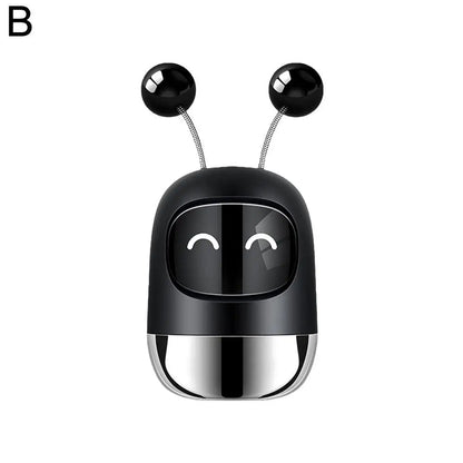 New Car Air Freshener Auto Mini Robot Air Vent Clip Parfum Flavoring Ventilation Outlet Aromatherapy Automotive Interior