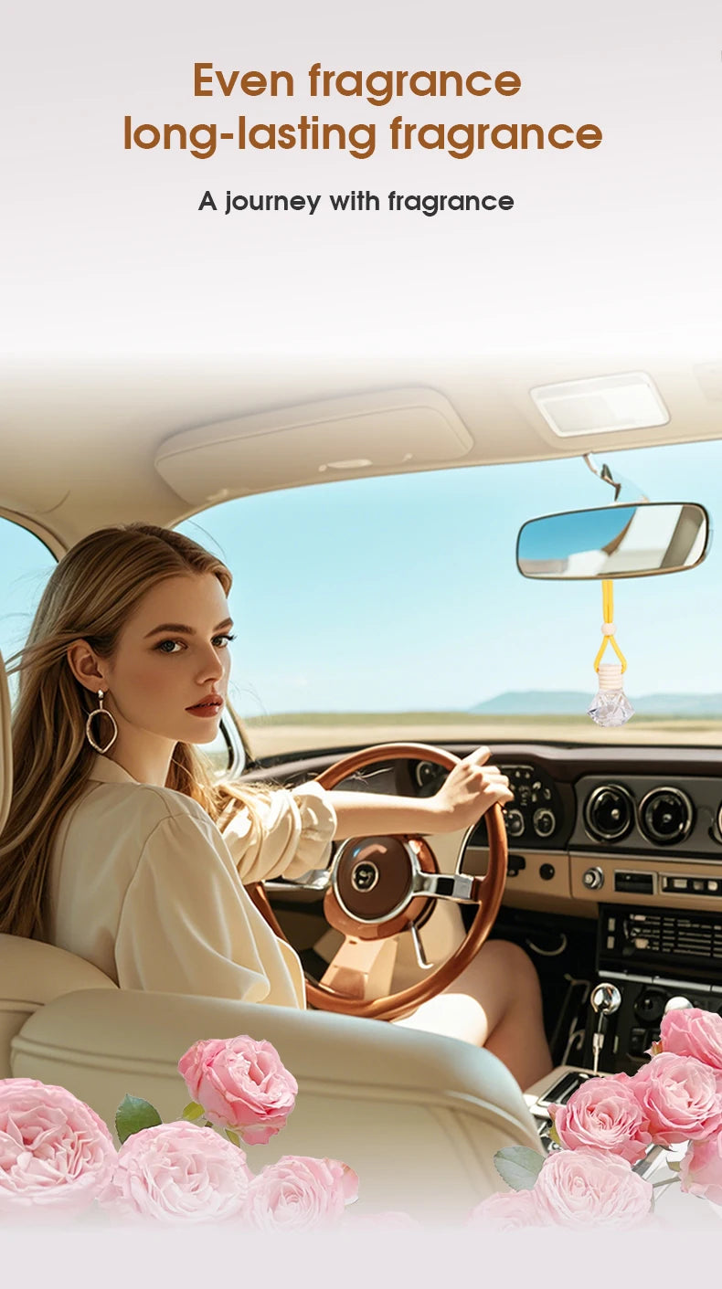 Natural car fragrance, fragrant all the way, long-lasting fragrance, evenly spread, car air freshener