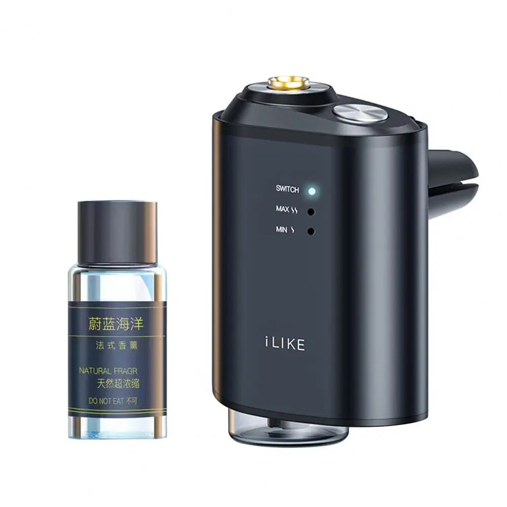 Smart Car Air Freshener Car Aromatherapy Diffuser On/Off Rechargeable Car Air Vent Clip Type Aroma Diffuser Fragrance Dispenser