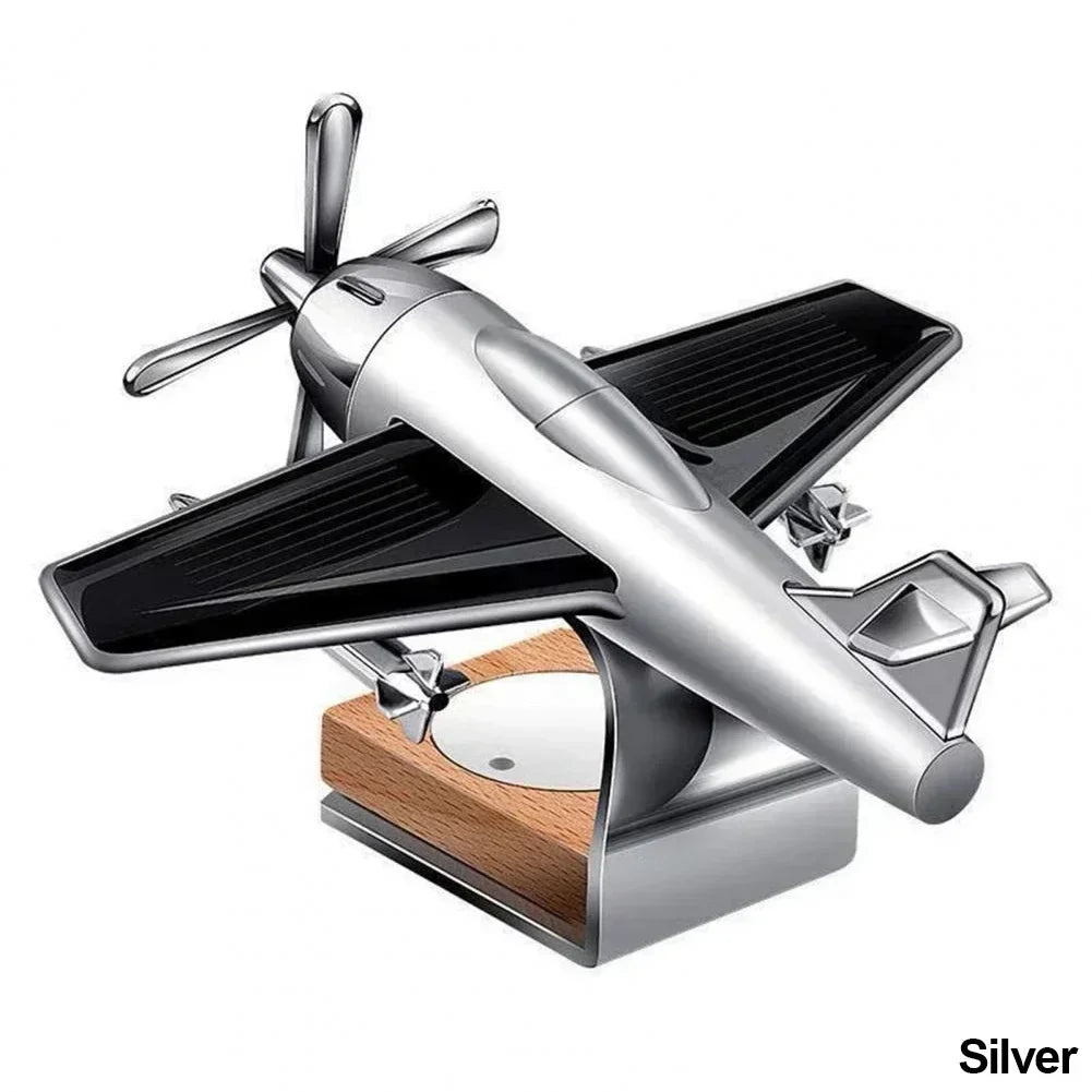 Car Solar Aircraft Air Freshener Airplane Aromatherapy Diffuser Ornaments Mini Car Perfume Air Freshener Fragrance Car Interior