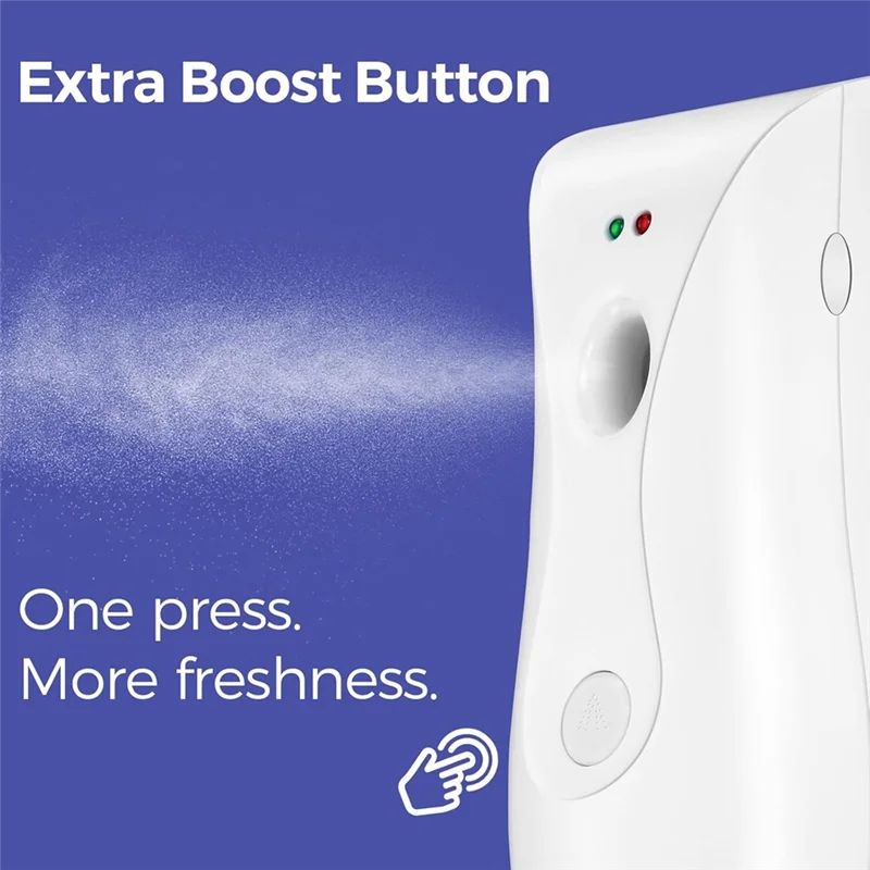 B84B-Automatic Air Freshener Dispenser(2-Pack), Aerosol Sprayer Machine, Wall Mountable Or Free-Standing Adjustable Timer