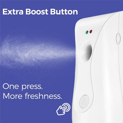B84B-Automatic Air Freshener Dispenser(2-Pack), Aerosol Sprayer Machine, Wall Mountable Or Free-Standing Adjustable Timer