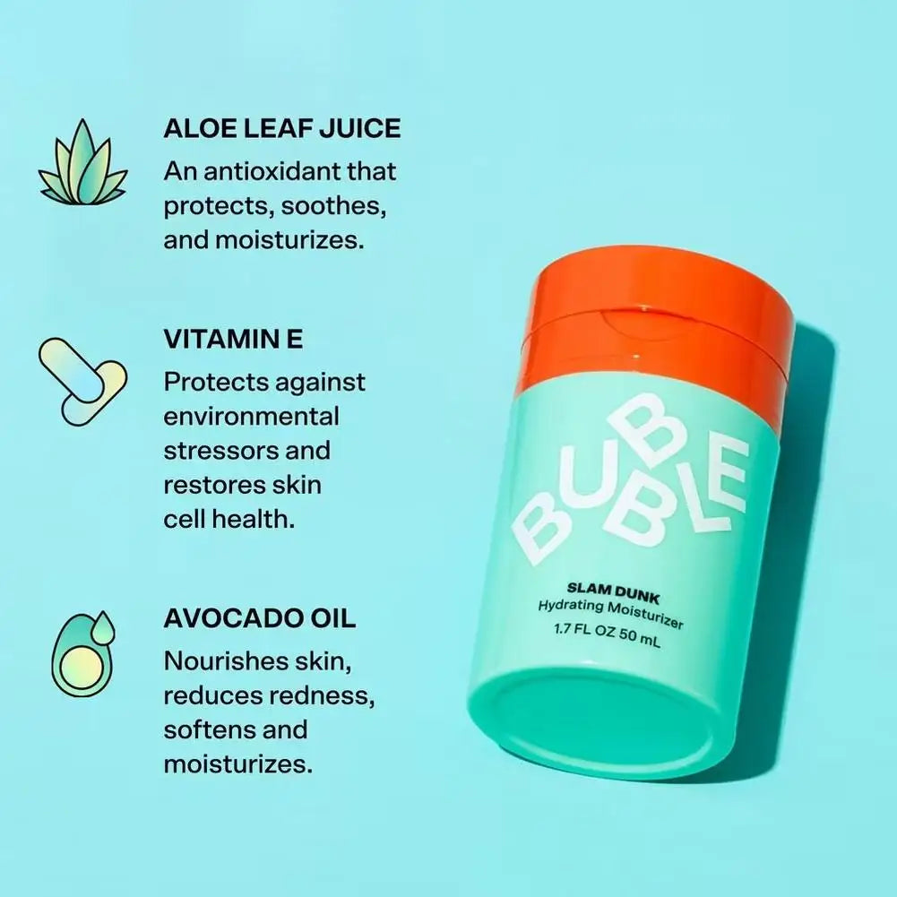 1/2Pcs Bubble Face Moisturizing Cream Hydrating Refreshing Oil Control Whitening For Dry Sensitive Skin Facial Skin Care Moistur