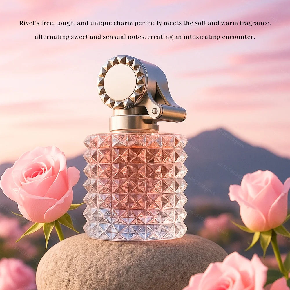 Women's Rivet Perfumes Elegant Lady Eau De Toilette Classic Floral Long-Lasting Fragrances Spray Pink Encounter Woman Perfume