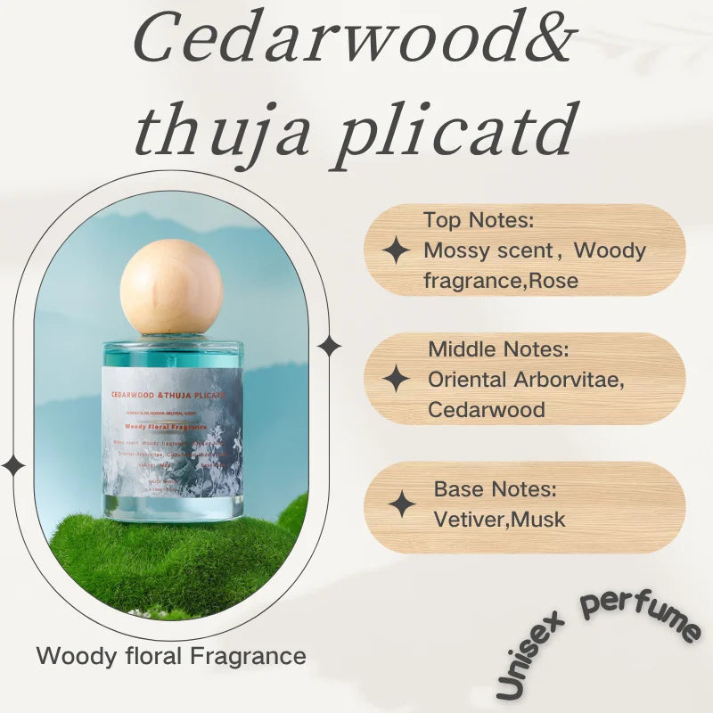 100% Branded Original Perfume Floral Woody Notes Men's Perfume Women's Dating Charming Fragrance Deodorant Long Lasting EDP 50ml