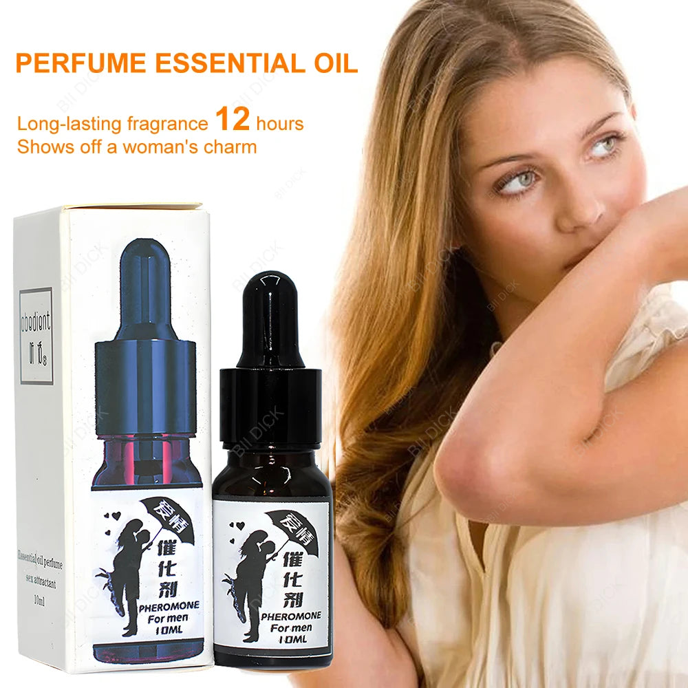 Pheromone Perfume Essential Oil For Women Men Long Lasting Natural Refreshing Fragrances Sexy Product 10ml