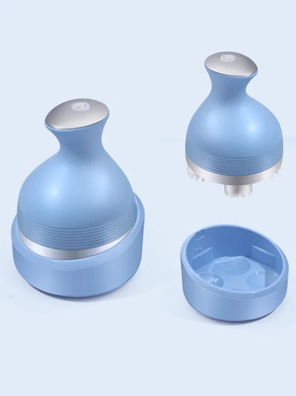 Electric Cordless Hair Scalp Massager with Kneading 4 Massage Nodes Handheld Portable Head Scratcher Massager Stress Relax