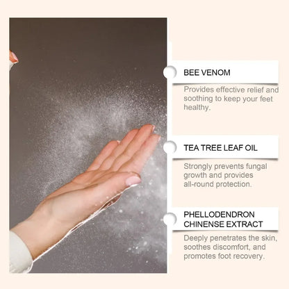 Bee Venom Nail Soothing Spray Nail Growth Spray Bee Venom Nail Treatment Cleaning Spray for Hand Foot Nails Hongos Uñas Pies