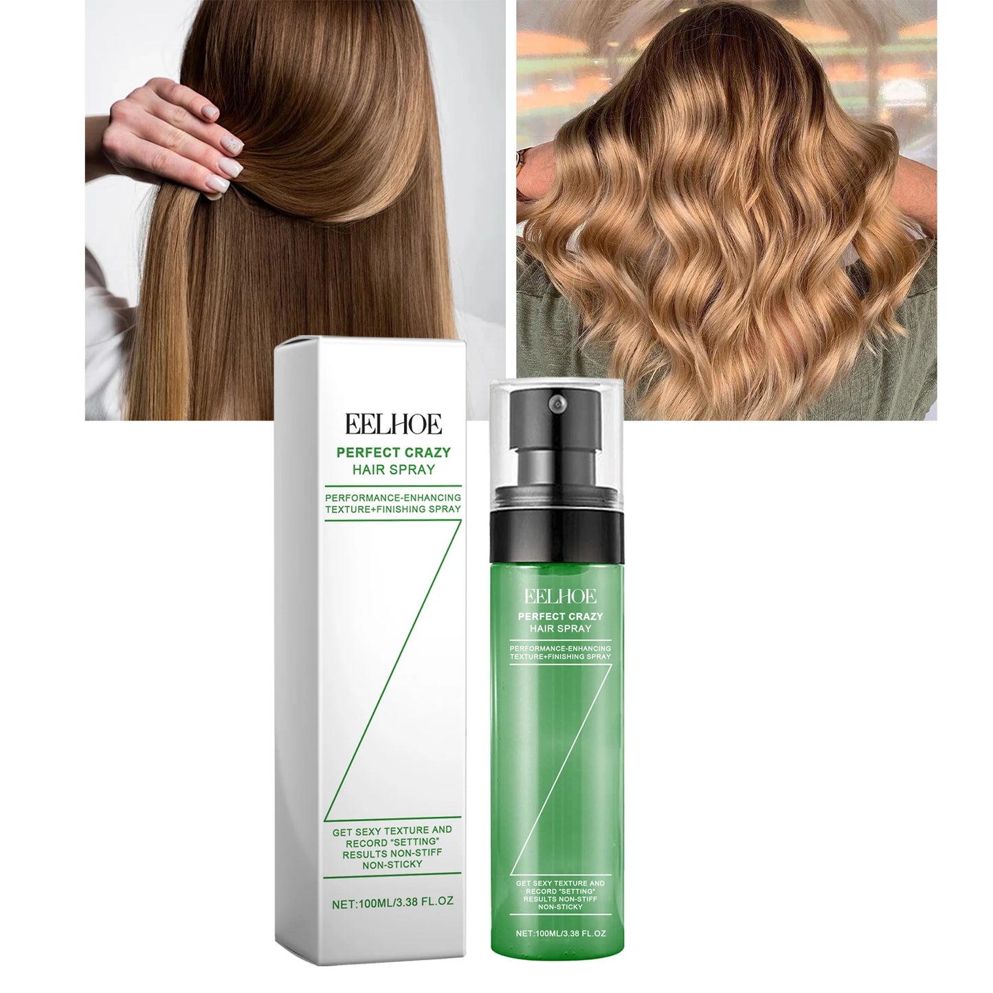 Hair Spray Adds Instant Volume Texture Thickness Light Hold Great for Men and Women Suitable for All Hair Types