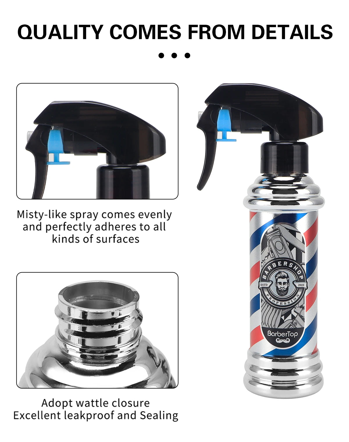 Water Sprayer for Hair Salon Hairdressing Spray Bottle Professional Barber Hairdresser Haircut Tools Barbershop Styling Accessor