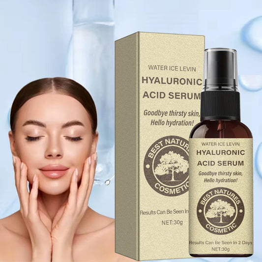 Hyaluronic Acid Serum: Light Texture, Hydrates/Protects Skin, Daily Use for Elasticity – Visible Results in 2 Days